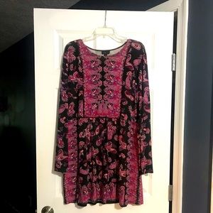 Beautiful J Jill Paisley Dress Sz L